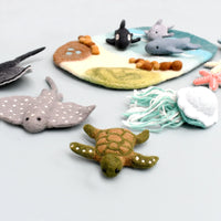 Tara Treasures Felt Green Sea Turtle