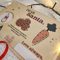 Personalised Wooden Dear Santa Tray - Christmas Eve Family Decoration