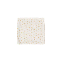 Quincy Mae Pointelle Baby Blanket || Ditsy Melon
