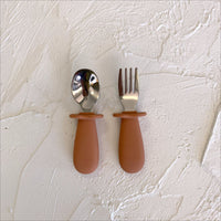 Rommer Toddler Cutlery Set | Cinnamon