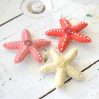 Tara Treasures Felt Starfish - Set of 3