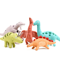 Tara Treasures Felt Tyrannosaurus Rex (T Rex) Dinosaur Toy