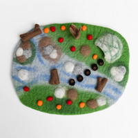 Tara Treasures Woodland River Play Mat Playscape