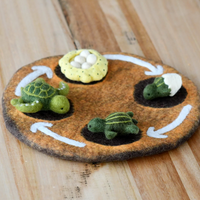Tara Treasures Felt Life Cycle Tray Playmat (Earth)