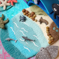 Tara Treasures Sea, Beach and Rockpool Play Mat Playscape