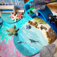 Tara Treasures Sea, Beach and Rockpool Play Mat Playscape