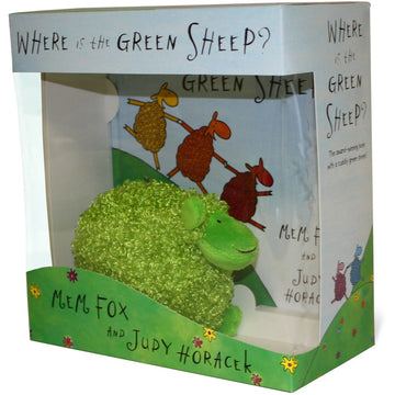 Where Is The Green Sheep? Hardback Book And Plush Toy Boxed Set