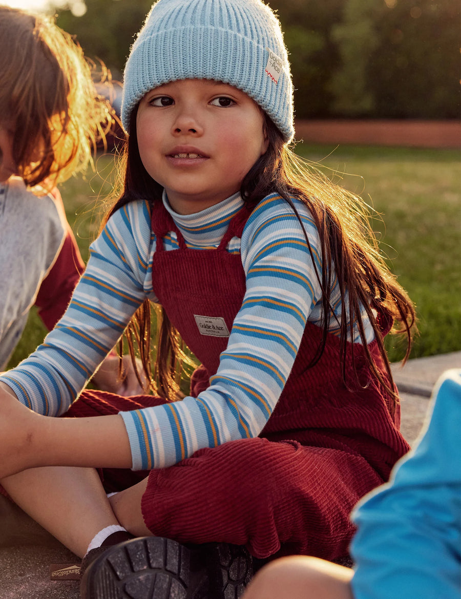 Goldie and Ace Wool Beanie Sky