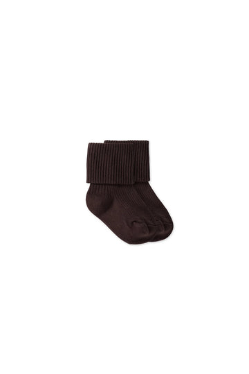 Jamie Kay Classic Rib Socks - Wolf