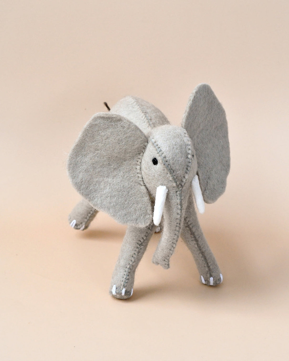 Tara Treasures Felt Elephant Soft Toy For Safari Play