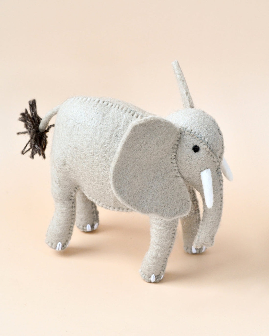 Tara Treasures Felt Elephant Soft Toy For Safari Play