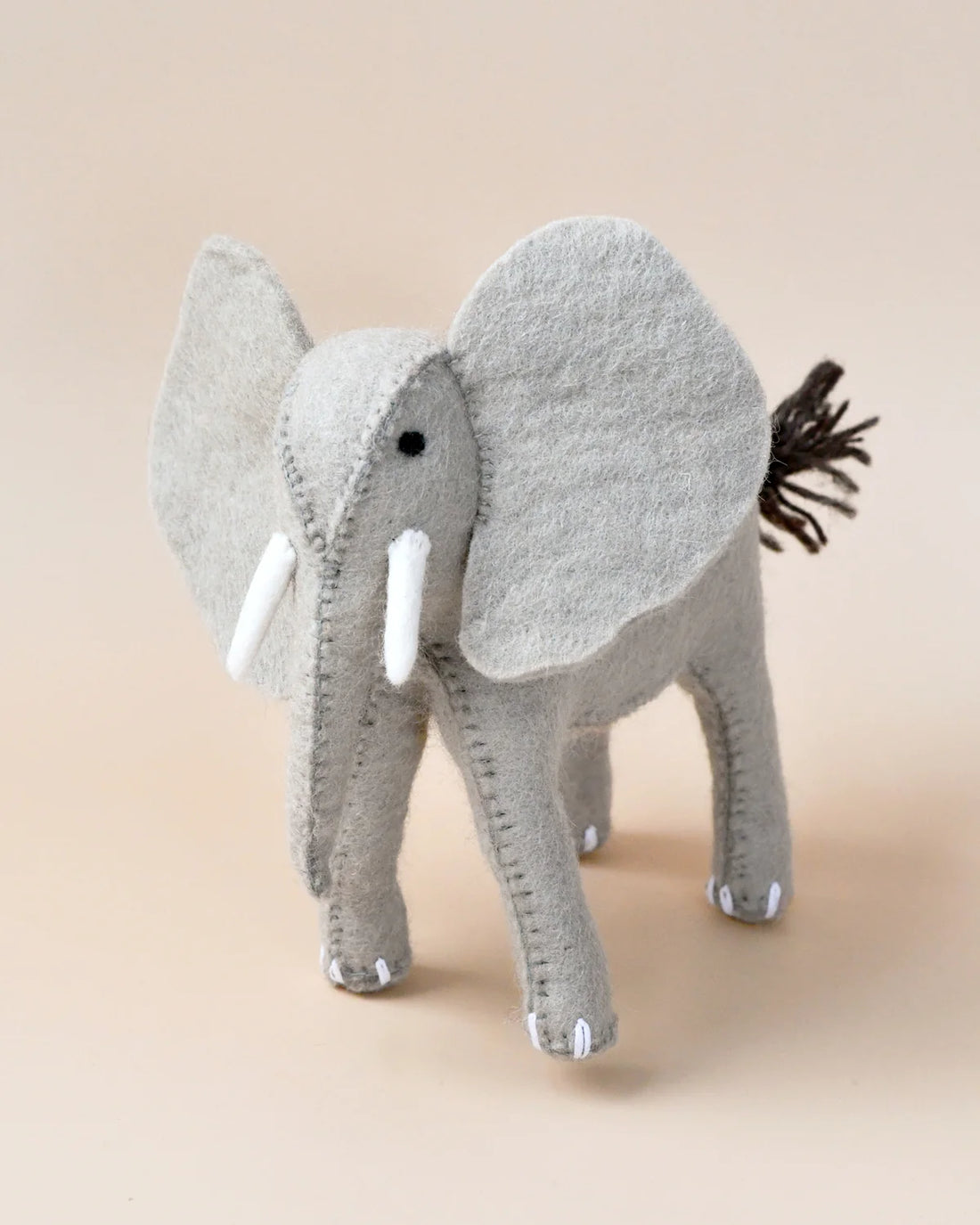 Tara Treasures Felt Elephant Soft Toy For Safari Play