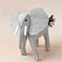 Tara Treasures Felt Elephant Soft Toy For Safari Play