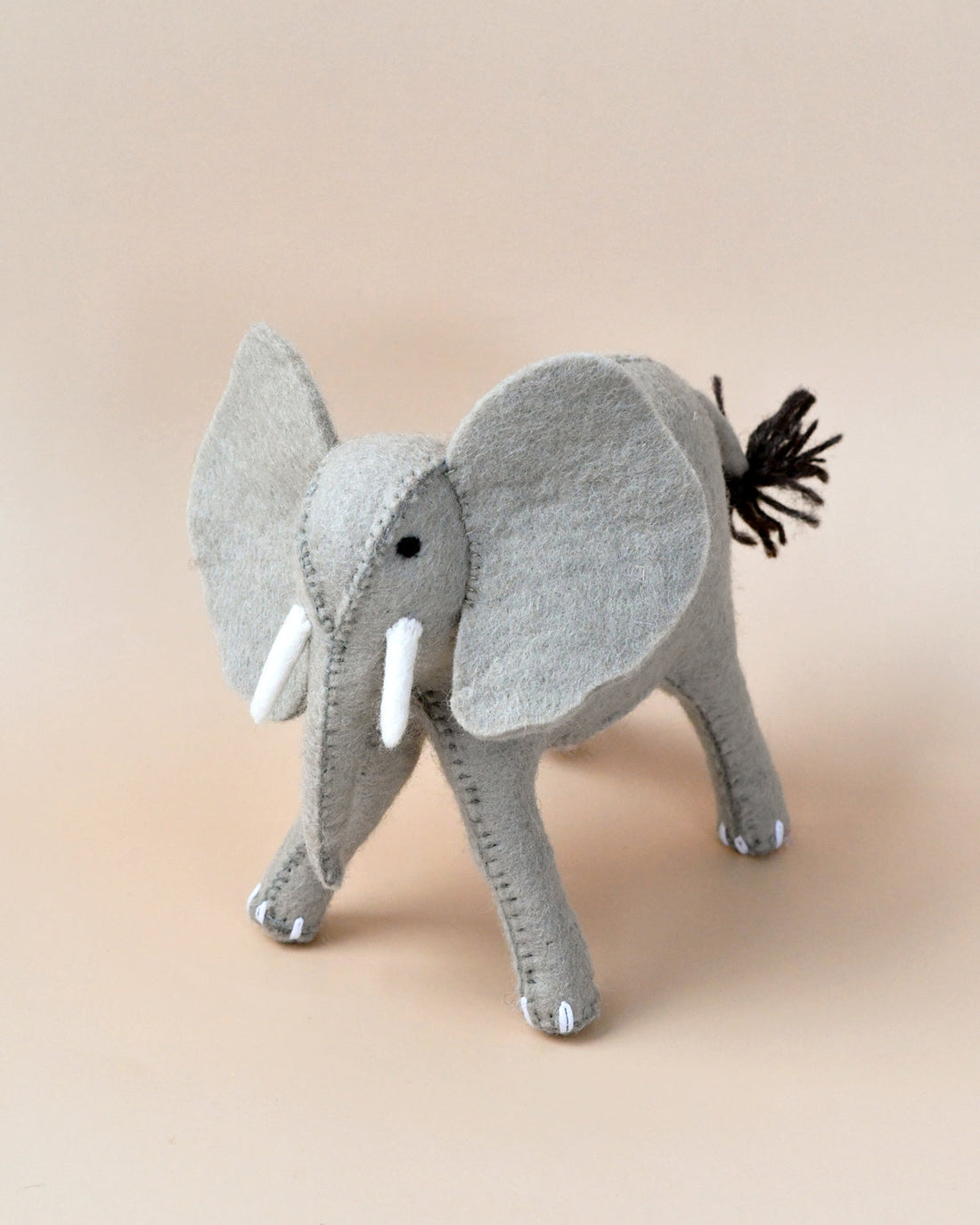 Tara Treasures Felt Elephant Soft Toy For Safari Play