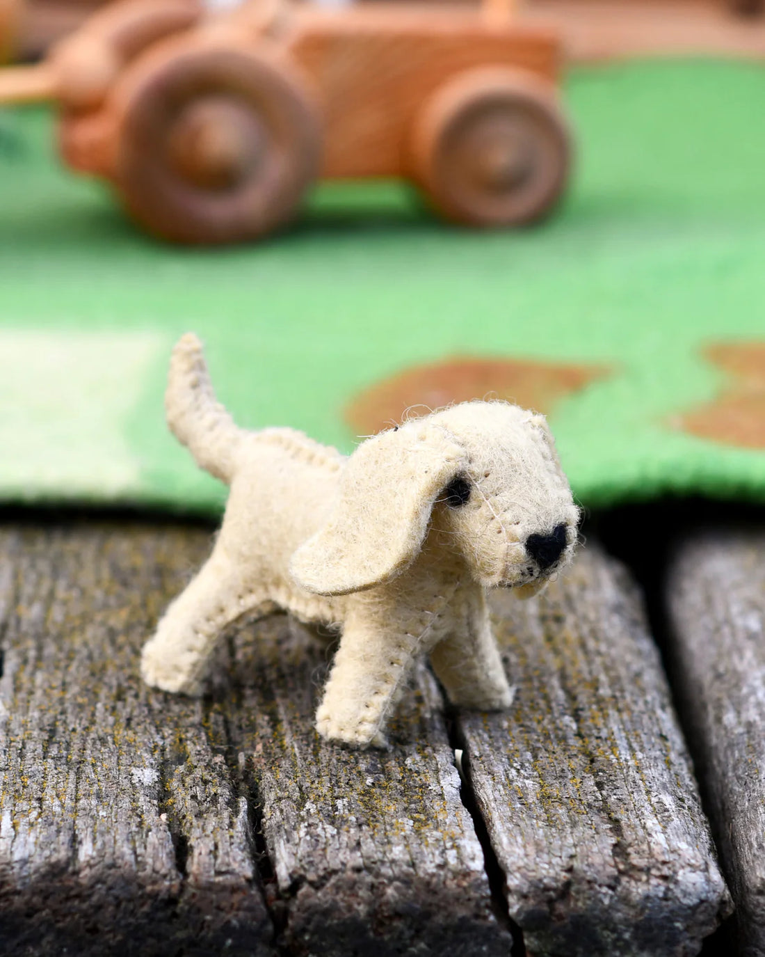 Tara Treasures Felt Dog Farm Animal Toy