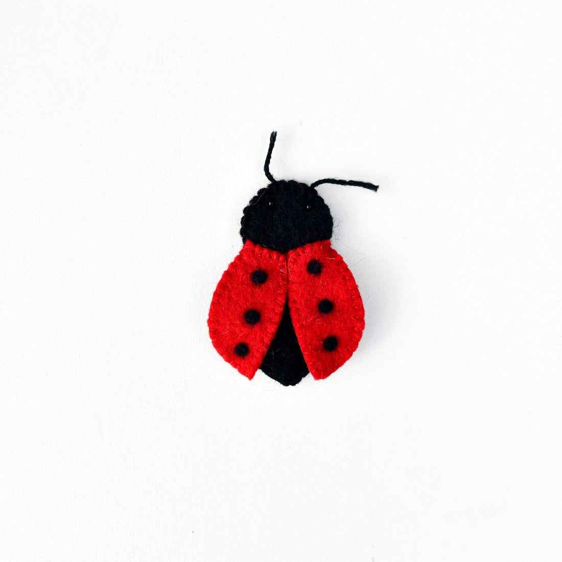 Tara Treasures Felt Ladybug Finger Puppet