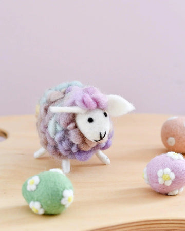 Tara Treasures Felt Pastel Sheep Toy