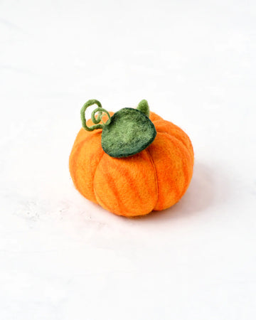 Tara Treasures Felt Orange Pumpkin