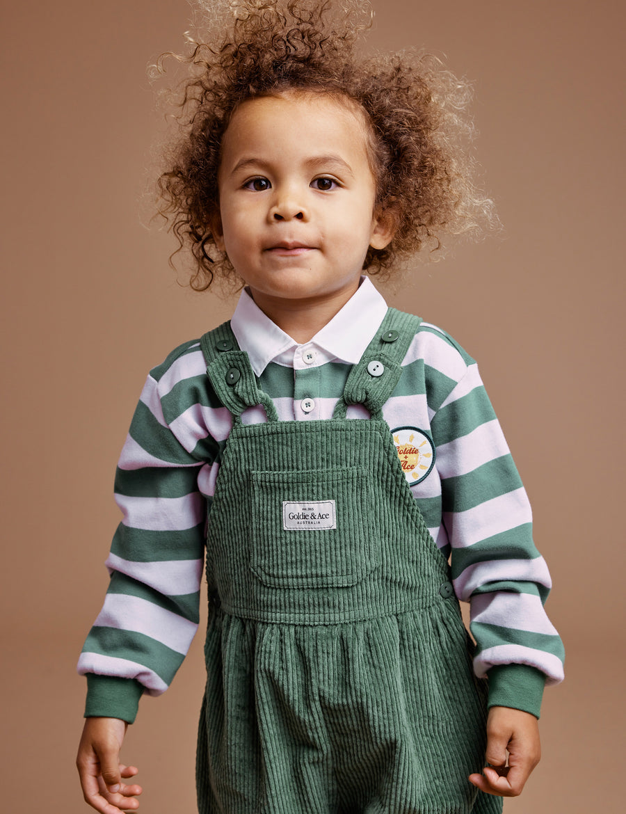 Goldie and Ace Game On Wide Stripe Rugby Top