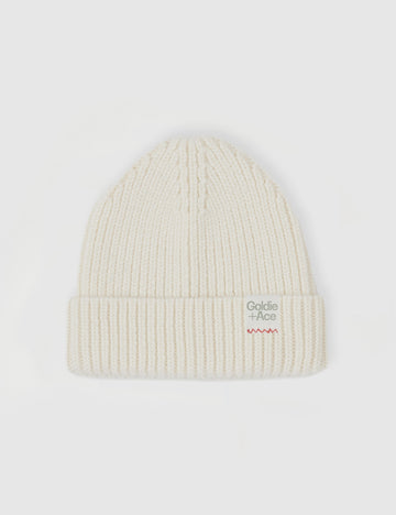 Goldie and Ace Wool Beanie Marshmallow