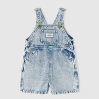 Goldie and Ace Burton Vintage Washed Denim Overalls Light Denim