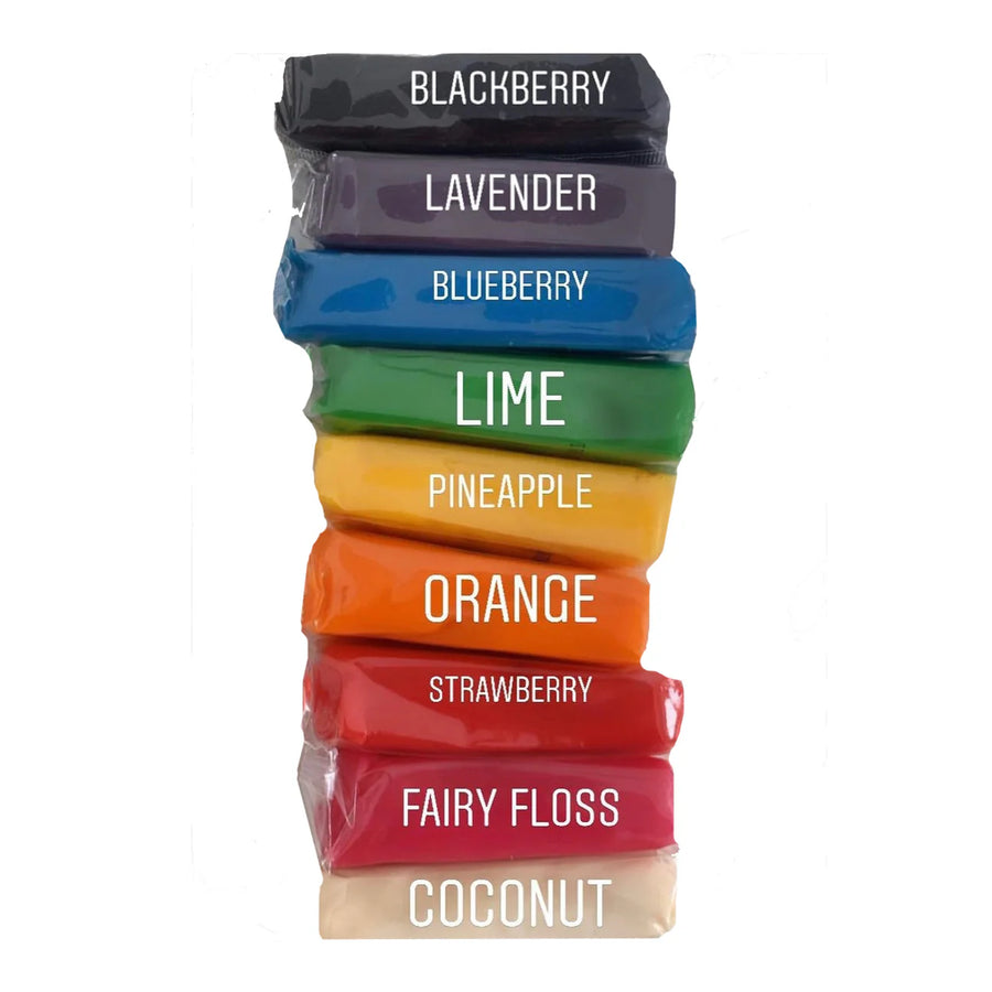 Bio Dough | Rainbow in a Bag | All Natural, Eco-Friendly, Kids Dough for Sensory Play | 9 Fun Colours and Scents