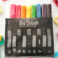 Bio Dough | Rainbow in a Bag | All Natural, Eco-Friendly, Kids Dough for Sensory Play | 9 Fun Colours and Scents