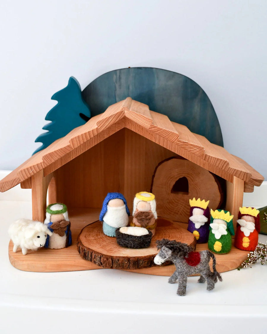 Tara Treasures Felt Nativity Peg Dolls Set