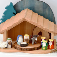 Tara Treasures Felt Nativity Peg Dolls Set