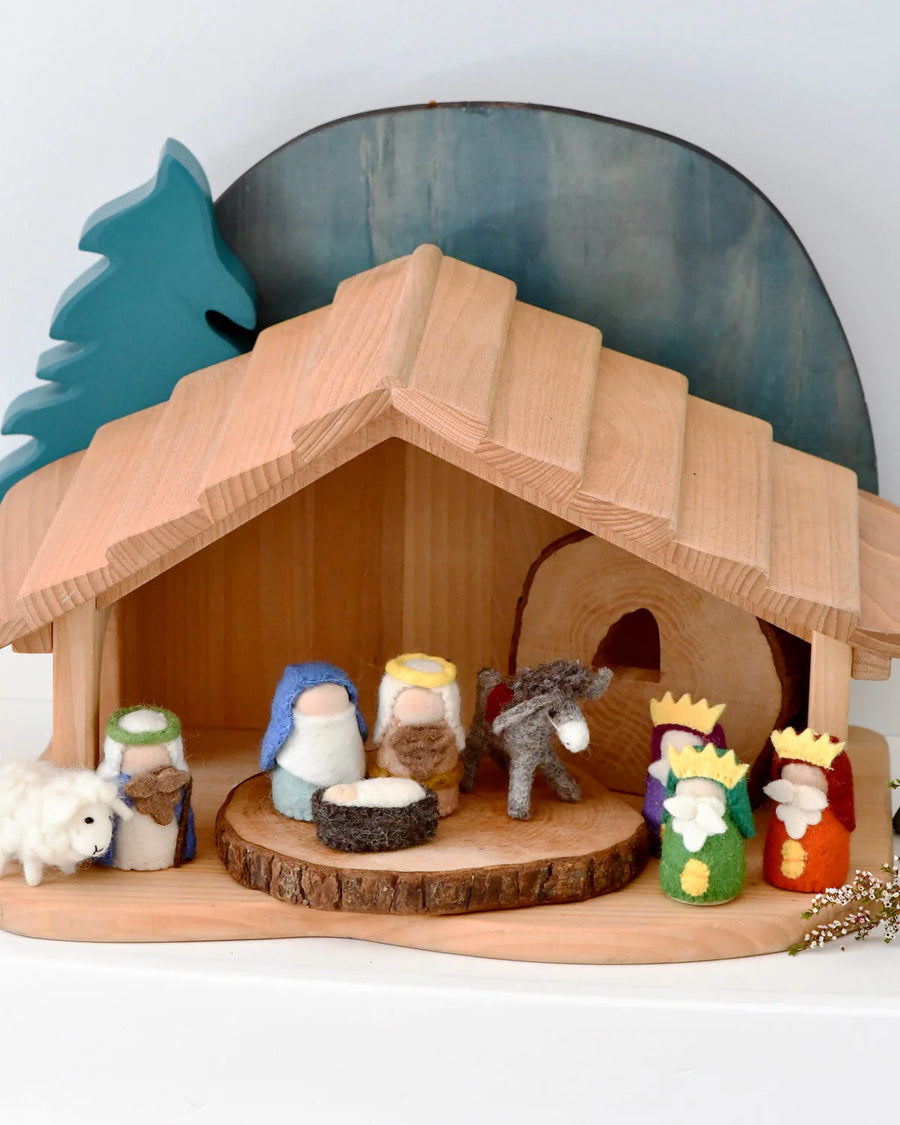 Tara Treasures Felt Nativity Peg Dolls Set