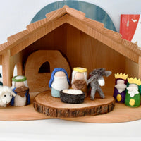 Tara Treasures Felt Nativity Peg Dolls Set