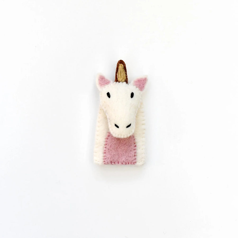 Tara Treasures Felt Unicorn Finger Puppet