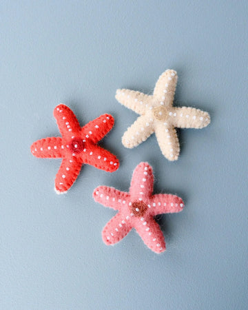 Tara Treasures Felt Starfish - Set of 3