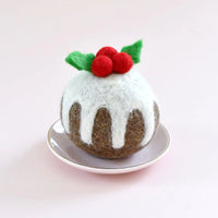 Tara Treasures Felt Christmas Pudding (Round)