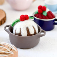 Tara Treasures Felt Christmas Pudding (Round)