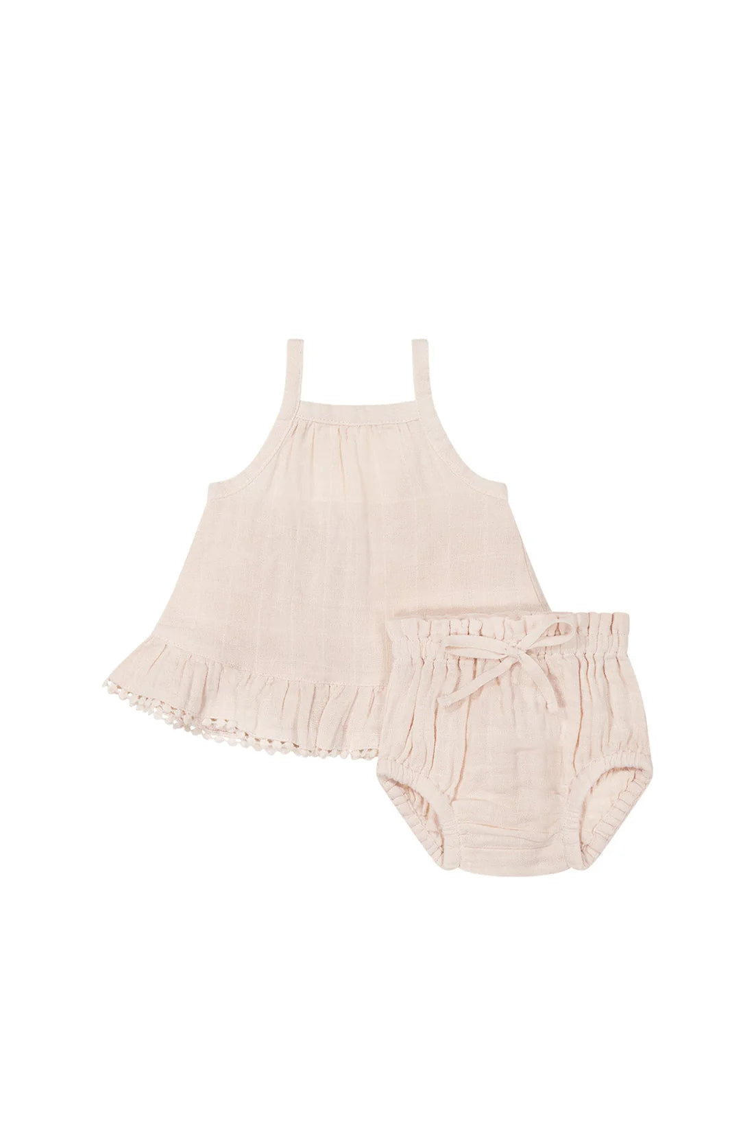 Jamie Kay Organic Cotton Muslin Zoe Set - Ballet Pink