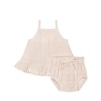 Jamie Kay Organic Cotton Muslin Zoe Set - Ballet Pink