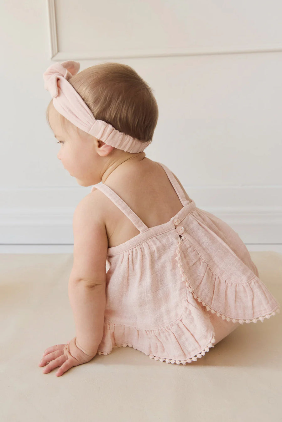 Jamie Kay Organic Cotton Muslin Zoe Set - Ballet Pink