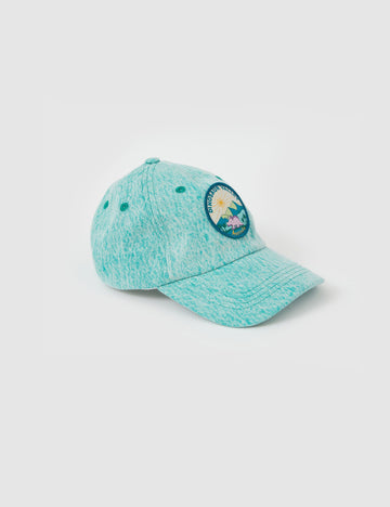 Goldie and Ace Tate Dino Valley Denim Cap Turquoise