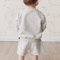 Jamie Kay Organic Cotton Jalen Short - Light Grey Marle