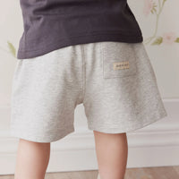 Jamie Kay Organic Cotton Jalen Short - Light Grey Marle