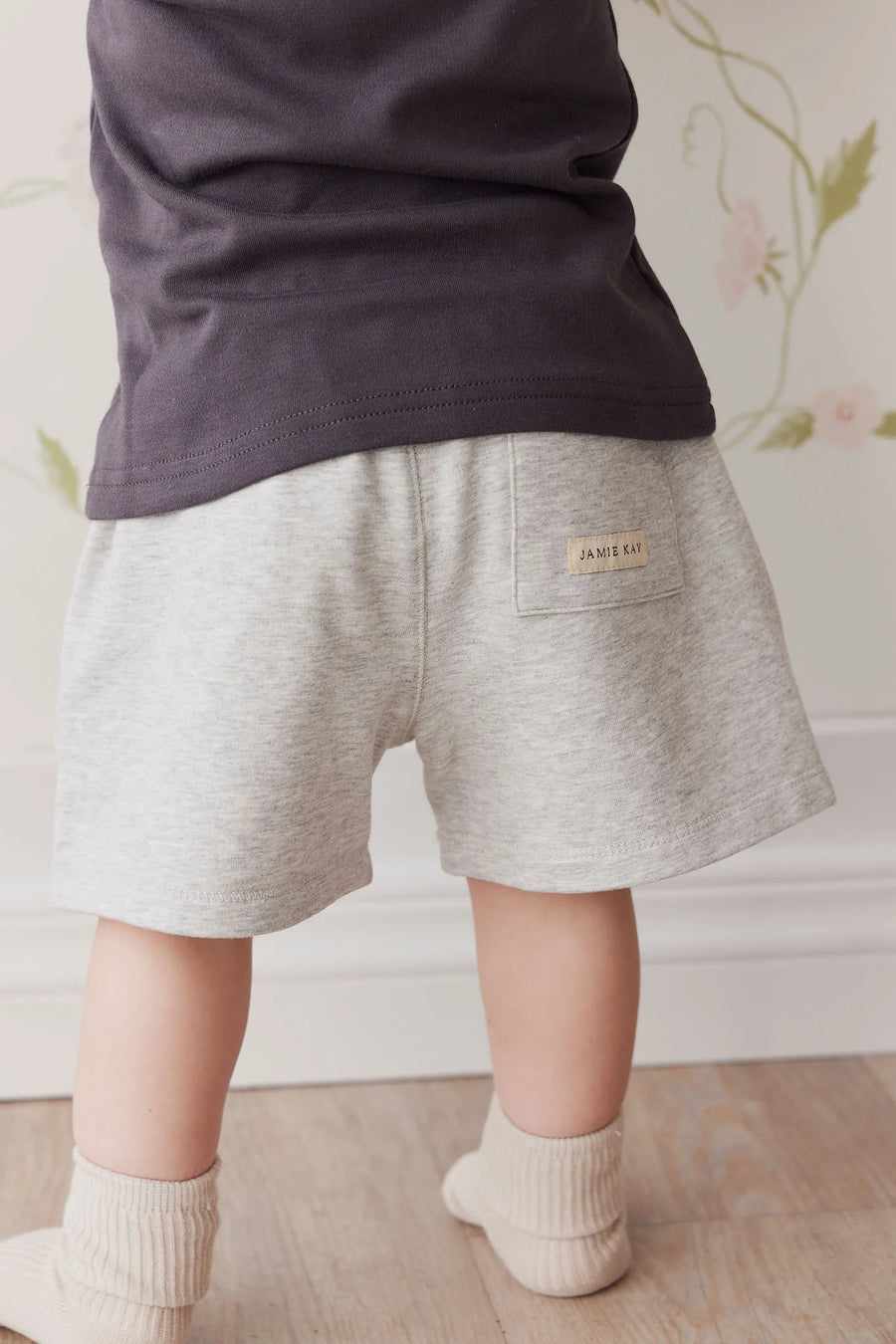 Jamie Kay Organic Cotton Jalen Short - Light Grey Marle