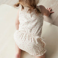 Jamie Kay Organic Cotton Frill Bloomer - Emmy Egret