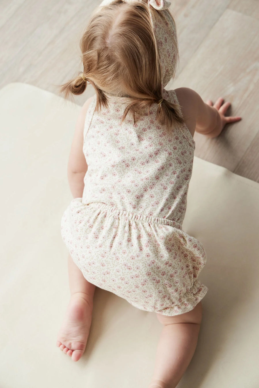 Jamie Kay Organic Cotton Frill Bloomer - Emmy Egret