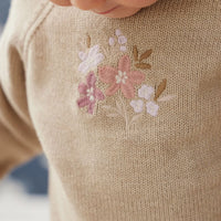 Jamie Kay Audrey Jumper - Biscuit Marle