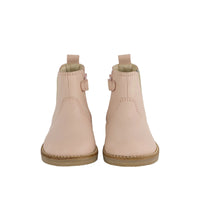 Jamie Kay Leather Boot with Elastic Side - Blush