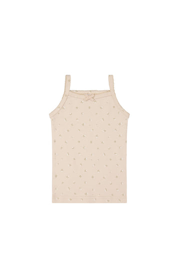 Jamie Kay Organic Cotton Singlet - Elenore Pink Tint