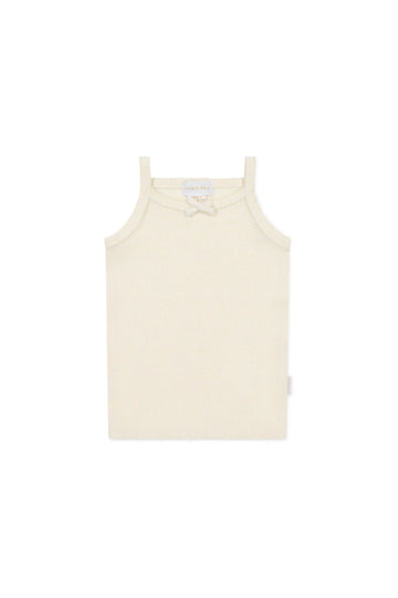 Jamie Kay Organic Cotton Fine Rib Singlet - Lily Fleck