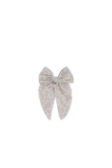 Jamie Kay Organic Cotton Bow - Chloe Lavender