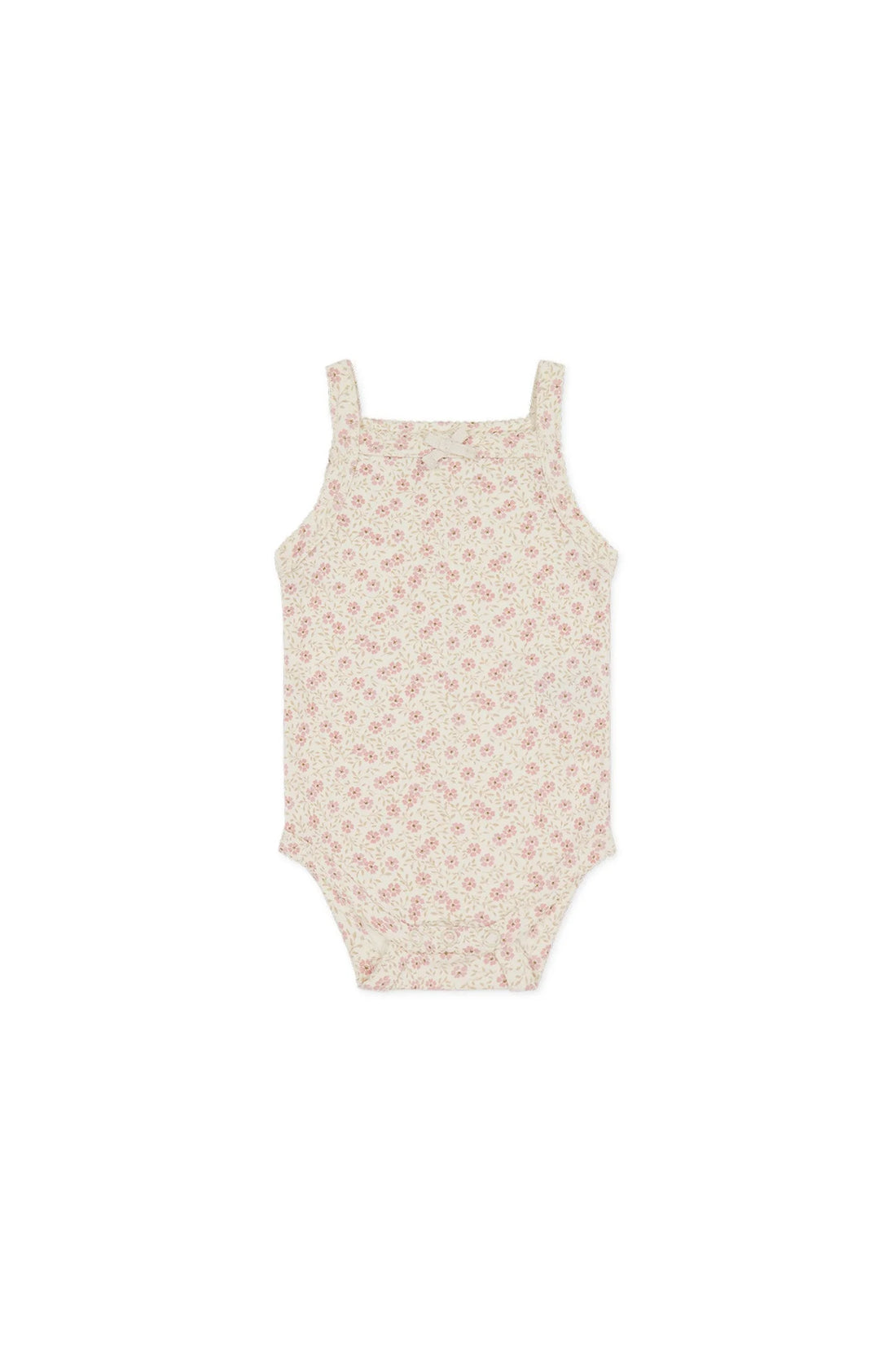 Jamie Kay Organic Cotton Bridget Singlet Bodysuit - Emmy Egret